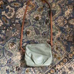 Margot Robins Egg Blue Crossbody Purse